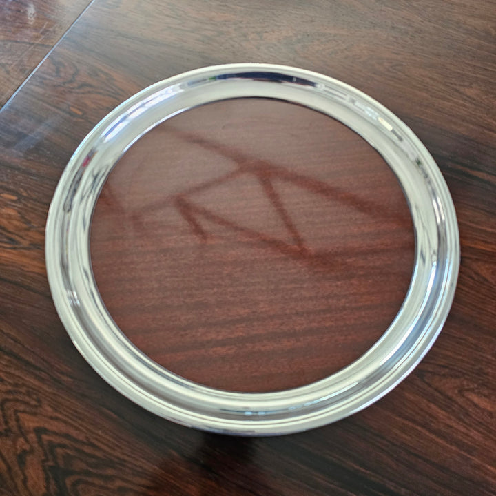 MCM Crescent Silver Plated Tray 14.25"