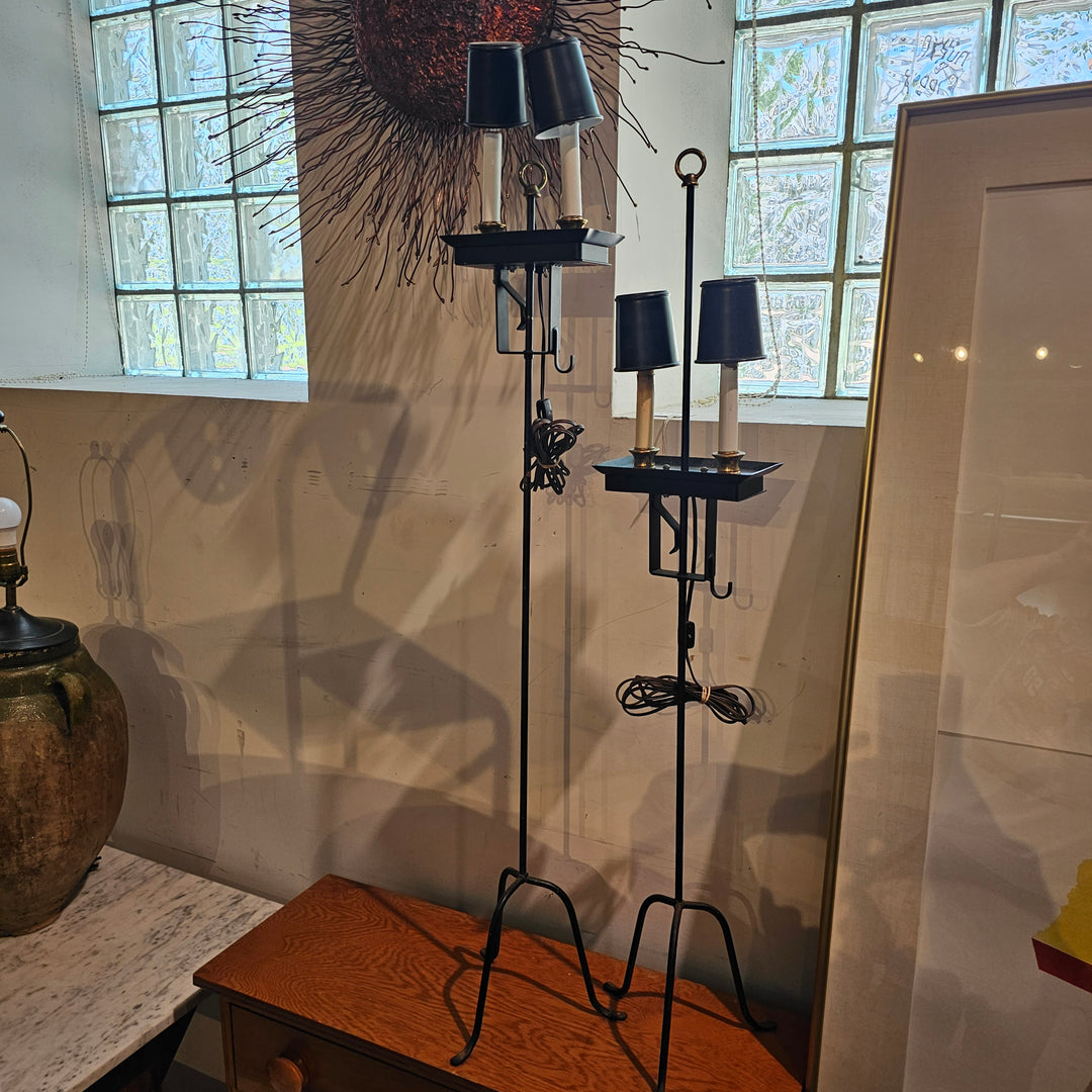 Pr. Kaiser Kuhn Adjustable Bouillotte Floor Lamps