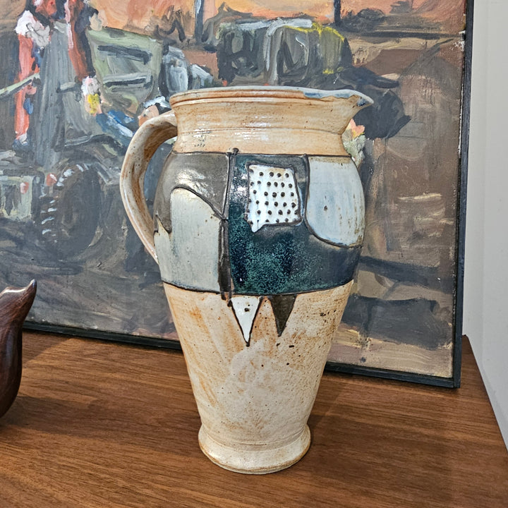 'Studio A' Abstract Pottery Pitcher