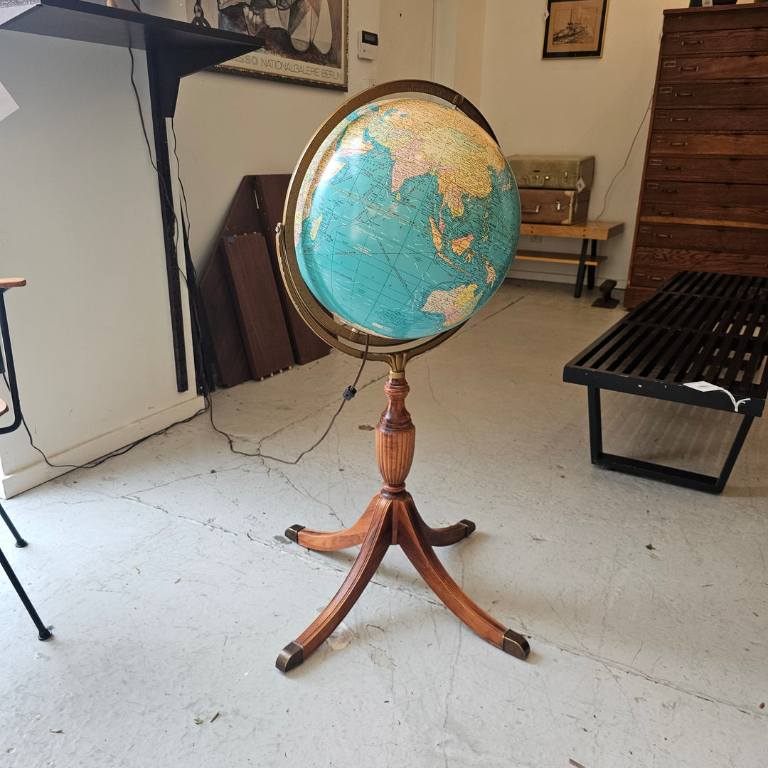 16" Cram's Standing Light Up Political Terrestrial Globe
