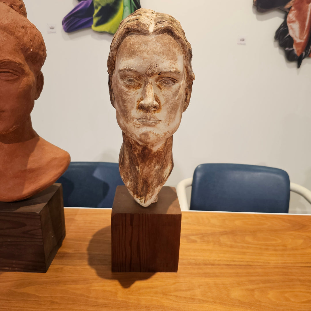Vintage 20.5" Plaster Head Bust