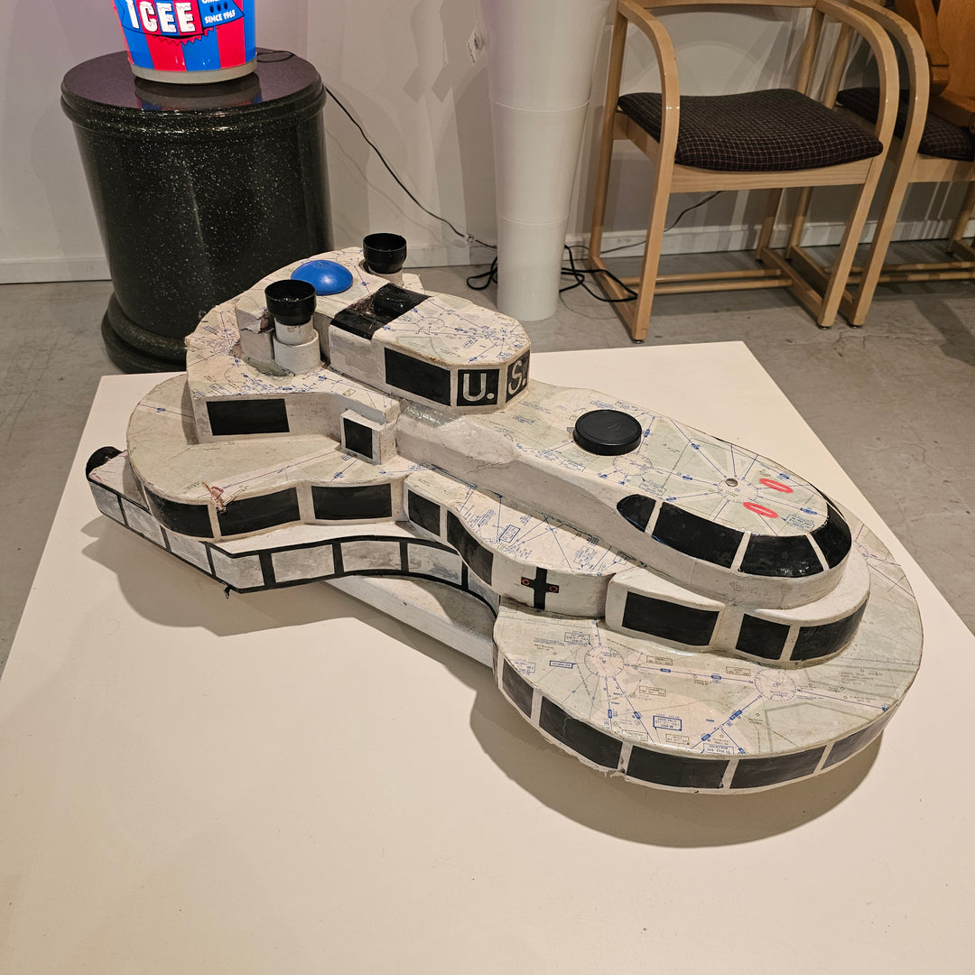 Large Paper Mache Spaceship