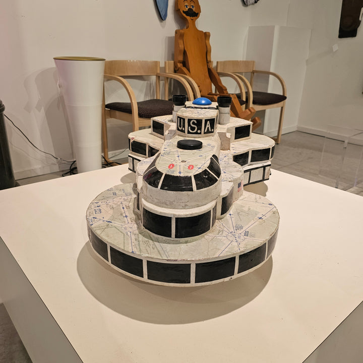 Large Paper Mache Spaceship