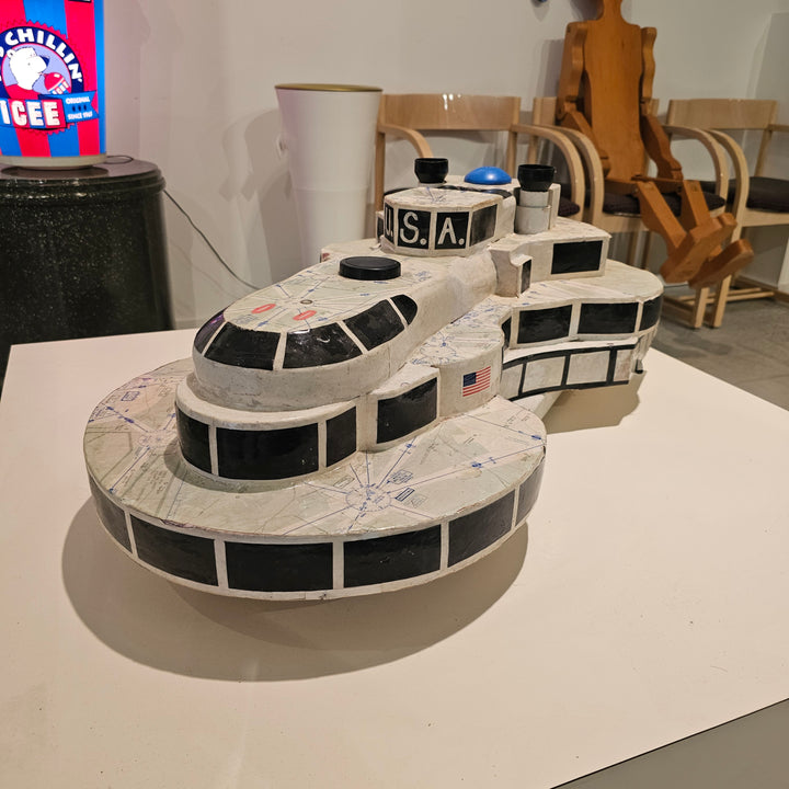 Large Paper Mache Spaceship