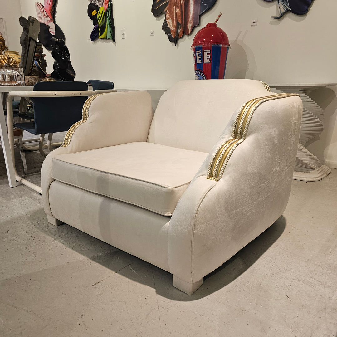 Vintage Art Deco Style Cloud Chair