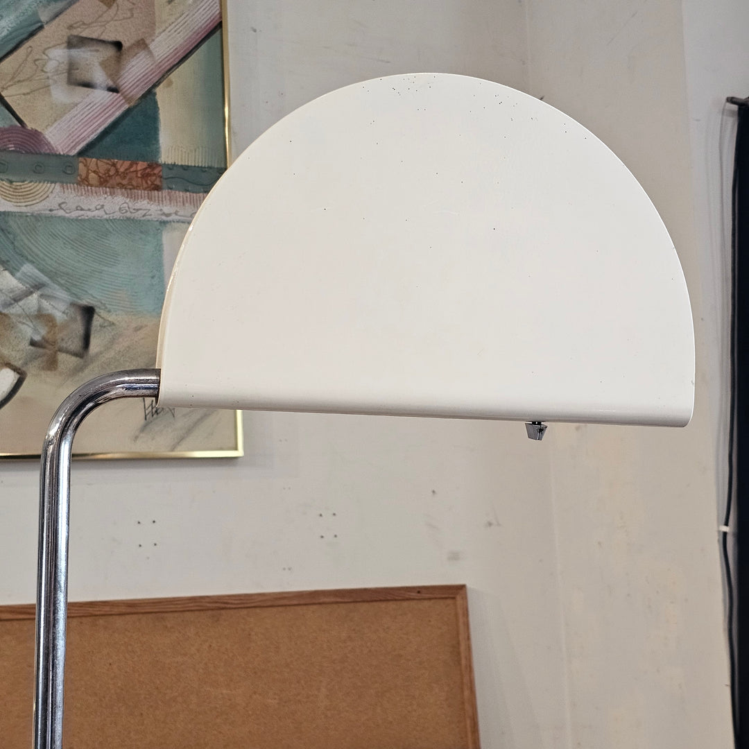 'Mezzaluna' Floor Lamp by Bruno Gecchelin for Skipper Italy (white)