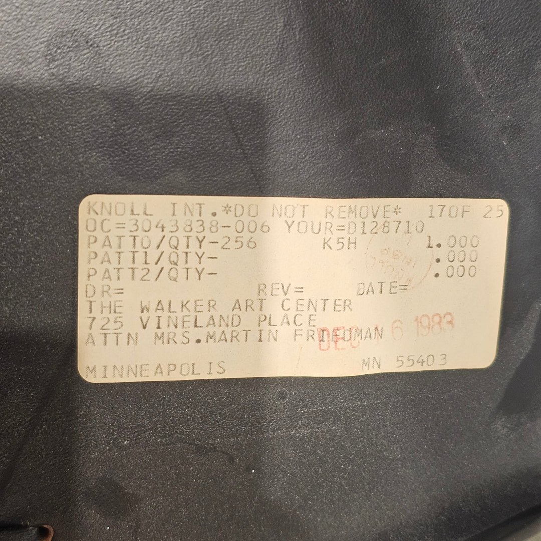 Marcel Breuer MR Chair — Provenance: Walker Art Center