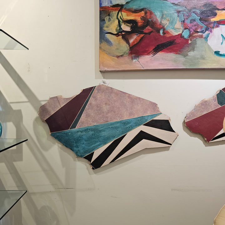 Michael Gustavson Ceramic Wall Sculpture (2pc)