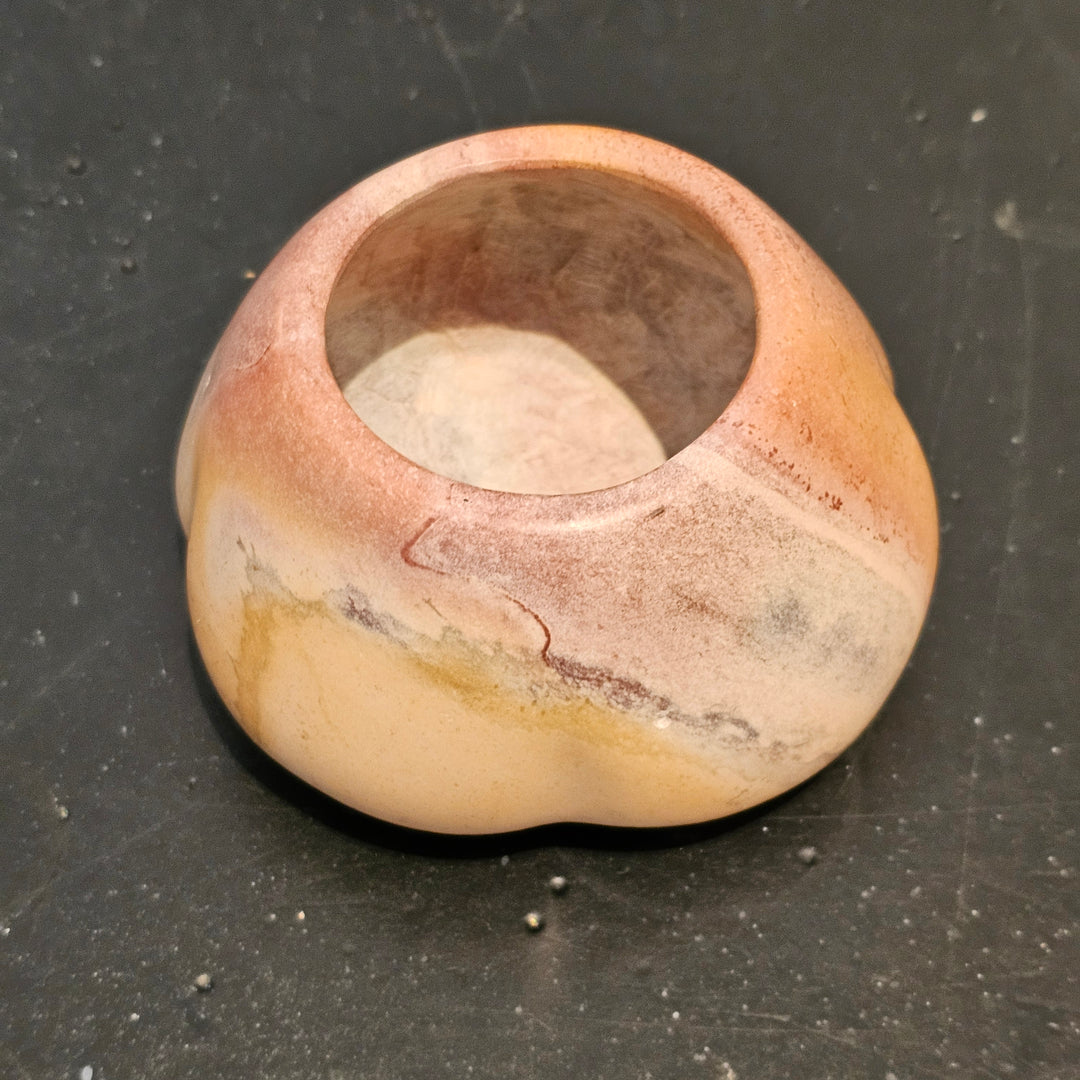 Handcarved Kissi Soapstone Trinket Dish Made in Kenya