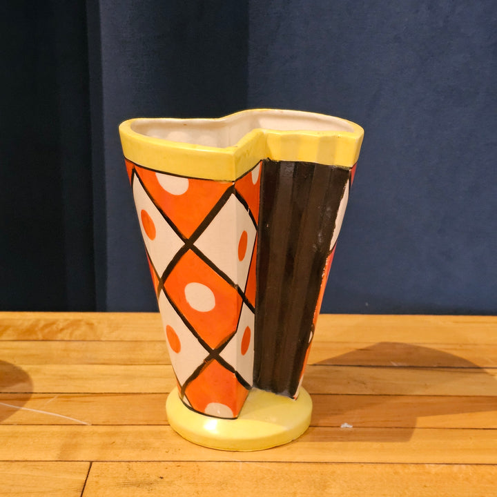 Art Deco Hand Painted Japanese Vase