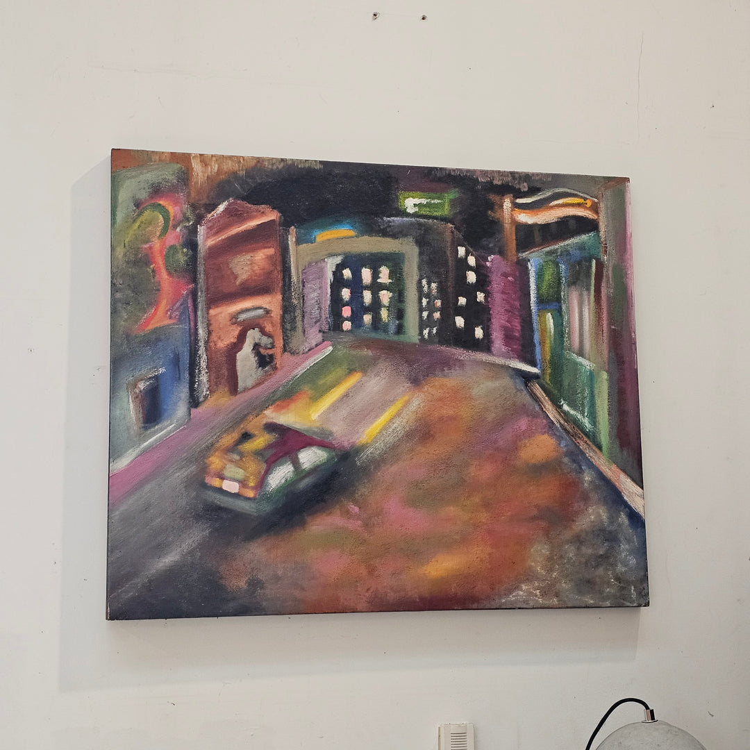 Abstract Cityscape Painting