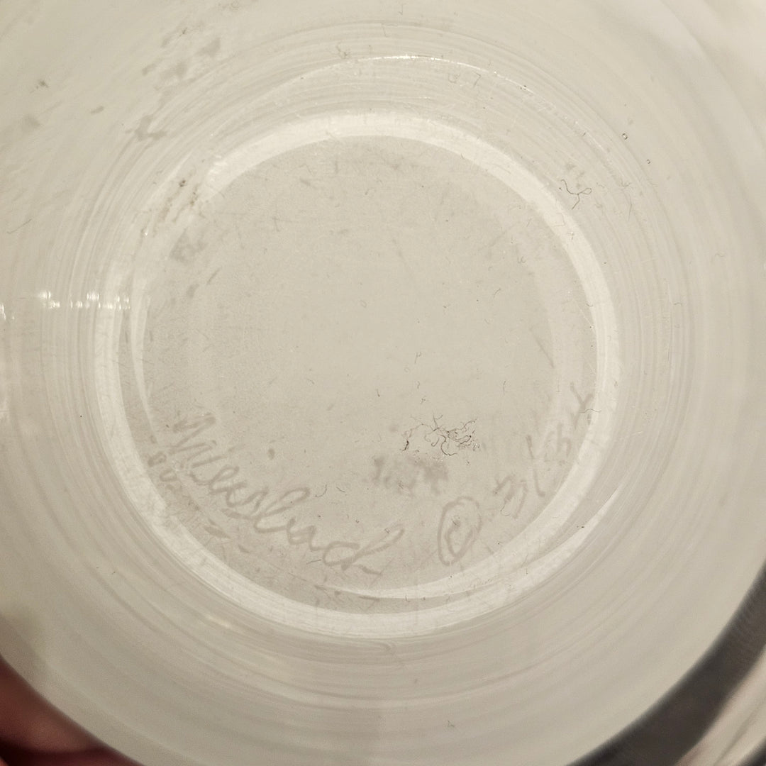 Shaun Weisbach Signed Glass Bowl 5.5"