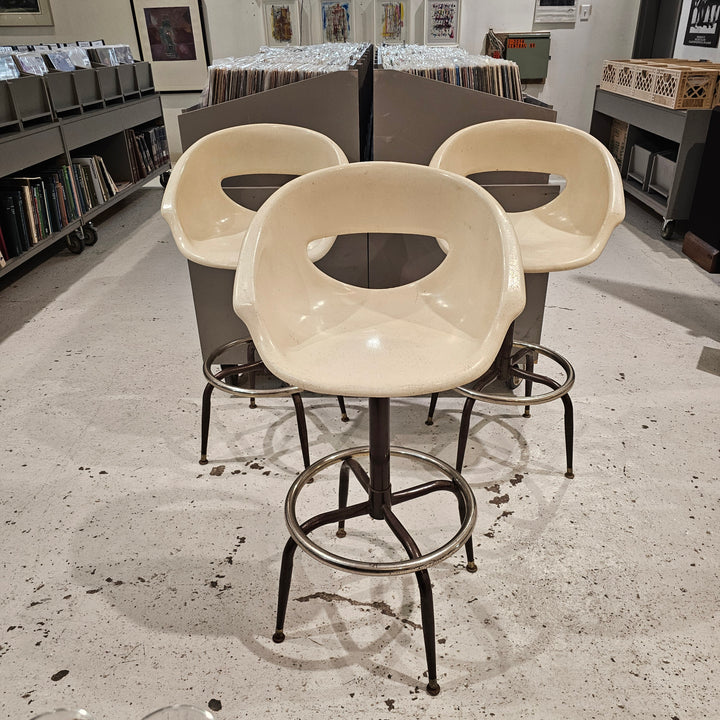 (3) Joal Molded Fiberglass Bar Stools